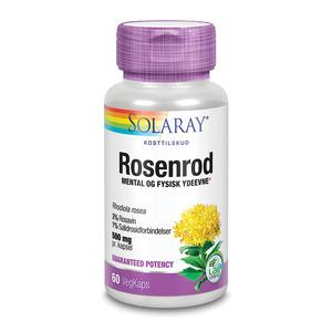 Solaray Rosenrot GP Extrakt - 60 kapslar, ger ökad energi och styrka