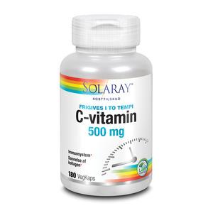 Solaray C-vitamin 500 mg - 180 kapslar
