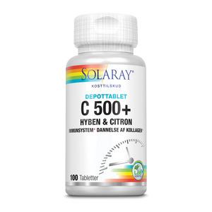 Solaray C-vitamin C 500 nypon/citron - för immunsystemt, minskar trötthet, ökar upptaget av järn