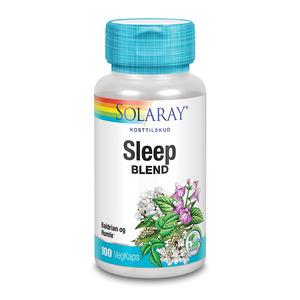 Solaray Sleep Blend med valeriana och humle, bidrar till en sund sömn och stödjer insomningsfasen Med24.se