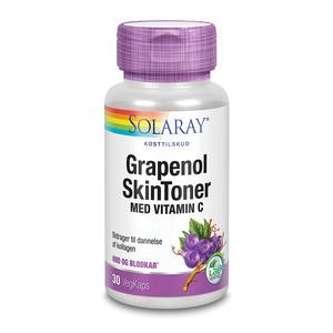 Solaray Grapenol Skintoner - berikar huden och de små blodkärlen