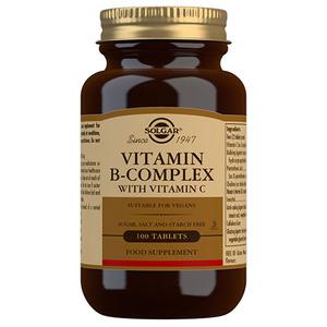 Solgar Vitamin B-Complex + C Sprängfyllda med vitaminer som kroppen tycker om Med24.se
