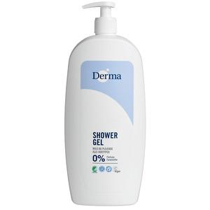 Derma Family Shower Gel är en mild och allergivänlig kroppstvål för hela familjen - 1000 ml Med24.se
