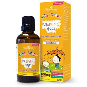 Ren och 100% naturlig C-vitamin för ditt barn i droppform med apelsinsmak - bidrar till att ditt barns immunsystem fungerar normalt Med24.se
