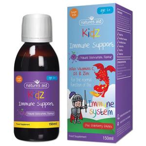 Flytande tillskott med vitamin C, vitamin D3 och zink för barn i åldern 6 till 12 år Med24.se