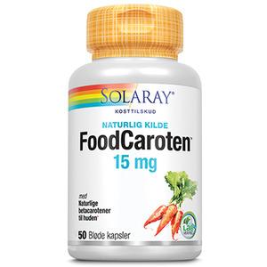 Solaray Food Caroten - Naturligt betakarotenoidkomplex i mjuka kapslar Med24.se