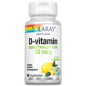 Solaray högdoserad D-vitamin som praktiska tabletter Med24.se