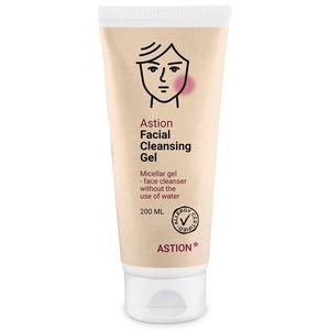 Astion Pharma Face Cleansing Gel: Ansiktsrengöring för alla hudtyper utan användning av vatten, här 200 ml Med24.se