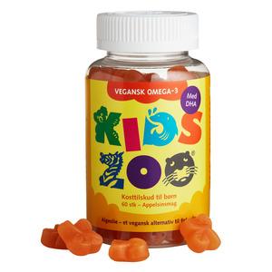 NYHET från Kids Zoo: Vegansk Omega-3 - fiskolja för barn med färska omega-3-fettsyror tillverkade av algolja Med24.se