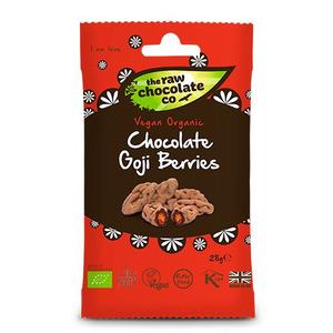 Gojibär med raw choklad från The Raw Chocolate co.