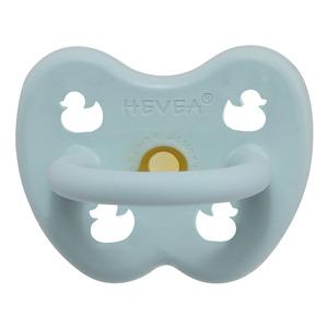 Ljusblå, anatomisk napp från Hevea tillverkad av hållbart naturgummi Med24.se