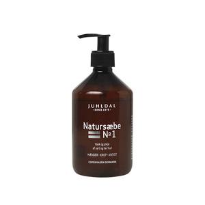 Juhldal Naturell Flytande tvål No 1 - Mild, örtbaserad tvål med naturlig bomelin och en rik doft av bergamott, lavendel och rosenträ Med24.se