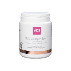 NDS Multi Collagen Sport innehåller 3 unika kollagenpeptider och ger dig 7500 mg kollagen per daglig dos Med24.se
