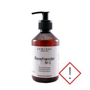 Juhldal Rena Händer No1 - Handsprit med 70% isopropylalkohol, ekologiskt glycerin, skvalan och eukalyptusolja Med24.se