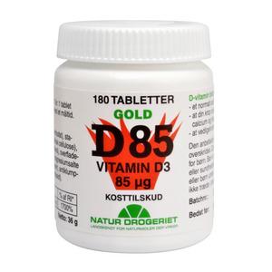 Natur Drogeriet Vitamin D3 85 mcg Super D - 180 tabletter