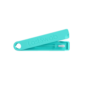 Återvinningsbar Basic bomullspinne från LastSwab i fräsch Dolphin Turquoise Med24.se