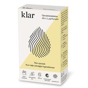 Klar allt-i-ett parfymfria, diskmaskinstabletter innehåller endast noggrant utvalda ingredienser Med24.se