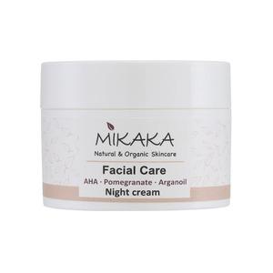 Mikaka Skincare AHA Night Cream -närande nattkräm fullpackad med naturliga, aktiva ingredienser för en fin och fast hud Med24.se