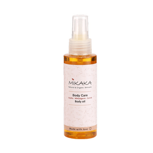Mikaka Body Oil - Närande,aturlig kroppsolja med fem ekologiska oljor för en välvårdad och sund hud Med24.se