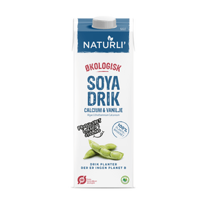 Ekologisk sojadryck från Naturli 'med kalcium och mild vaniljsmak Med24.se