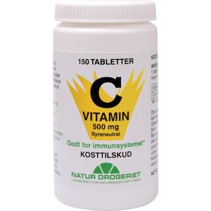 Natur Drogeriet Mega Vitamin C 500 mg - 150 tabletter