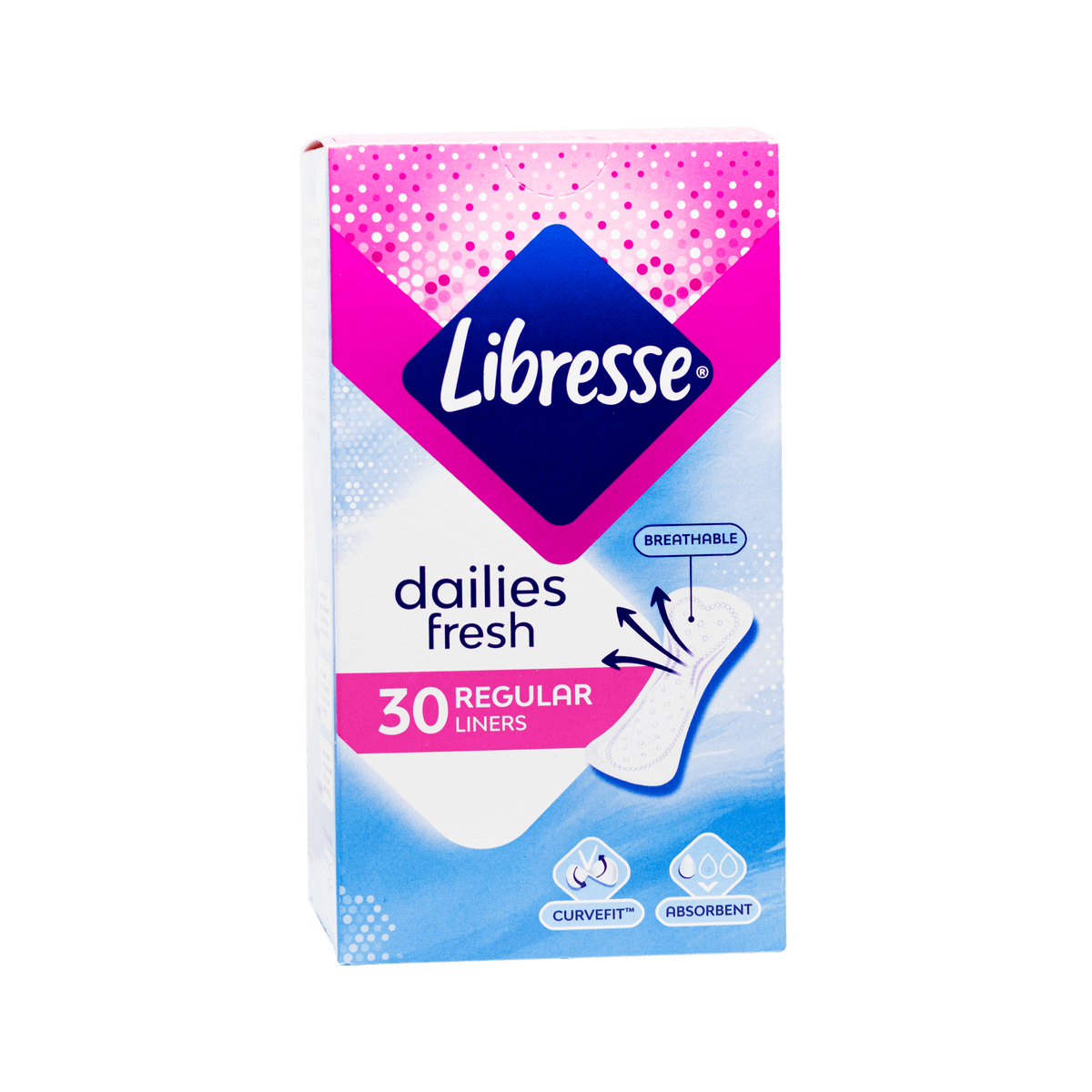 Köp Libresse Pantyliner Normal 30 st på Med24.se