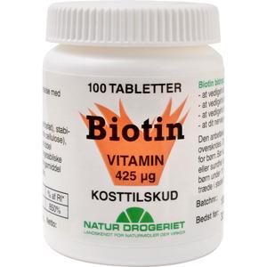 Natur Drogeriet Mega Biotin - 100 tabletter