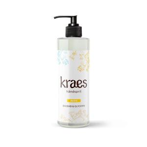 KRAES Handsprit med glycerin och närande baobabolja för skydd och vård av både barn och vuxna Med24.se