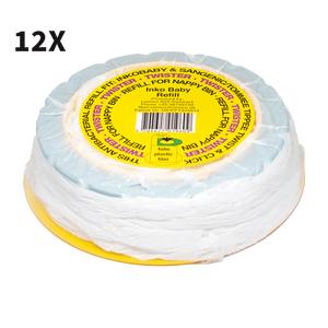 Paketerbjudande - 12 refillpåsar till Sangenic Twist & Click och Inkobaby blöjhink Med24.se
