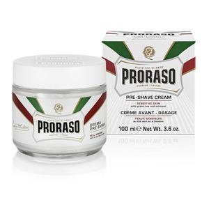 Proraso Preshave Cream med Aloe & Green Tea är en skyddande preshave.