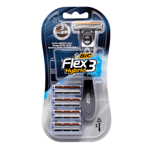 BIC Flex 3 Hybrid rakhyvel för män Med24.se 1 + 4 Med24.se