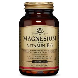 Solgar Magnesium + B6 - Bidrar till en normal energimetabolism och hjälper till att minska trötthet och utmattning Med24.se