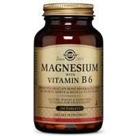 Solgar Magnesium med vitamin B6 - 250 tabletter