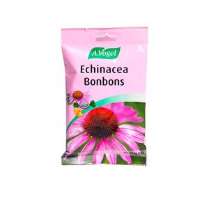 A. Vogel Echinacea Bonbons är läckra, veganska karameller med röd solhatt och svarta vinbär, lindrar onda och torra halsar Med24.se