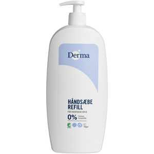 Derma Family Handtvål refill är en miljö- och allergivänlig handtvål perfekt för vardagsbruk för hela familjen Med24.se