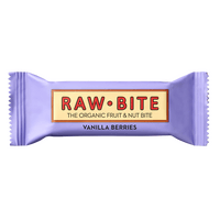 Rawbite Raw, eko - 50 g - Vanilla Berries