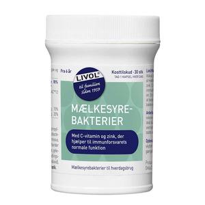 Livol mjölksyrabakterier med vitamin C och zink bidrar till immunsystemets normala funktion Me24.se