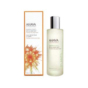 Ahava Dry Oil Body Mist återfuktar och ger näring, lämnar huden mjuk och strålande.