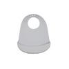 Tiny Tot haklapp av silikon - ljusgrå