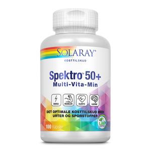 Solaray Spektro 50+ Multi-Vita-Min - 100 kapslar
