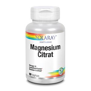 Magnesiumcitrat från Solaray hjälper bland annat att upprätthålla normal benstomme och tänder Med24.se