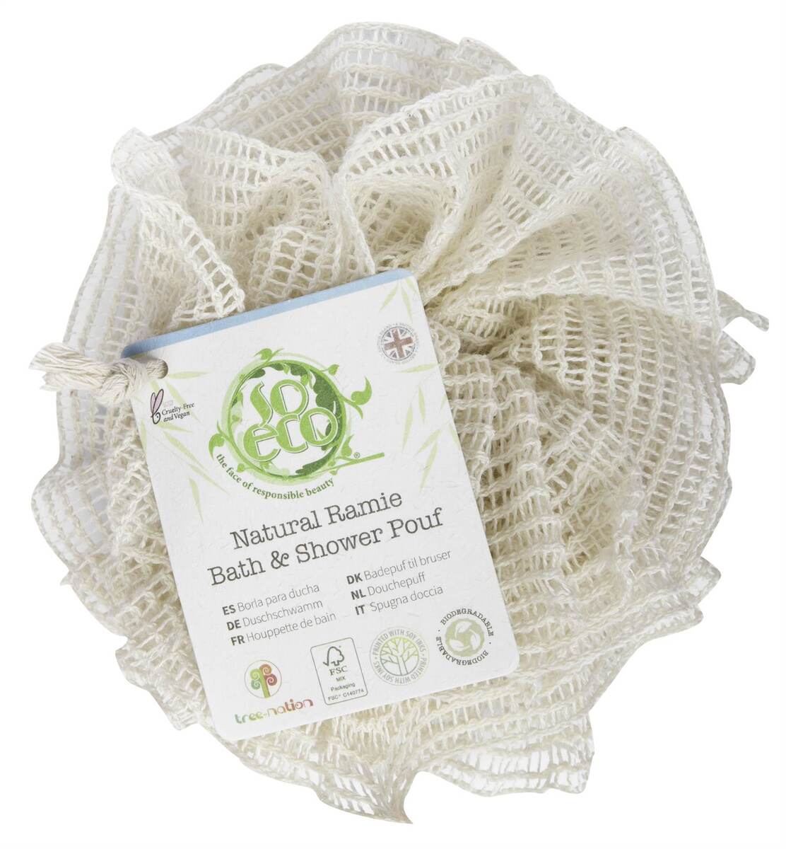 Köp So Eco Bath & Shower Pouf på Med24.se