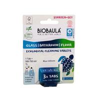 BioBaula Starter Set - glas, bad, golv - 3 tabs