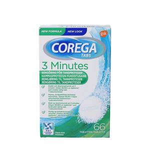 Corega Tabs 3 minuter - 66 st