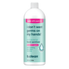 b.clean i don't want germs on my hands, handsprit gel, refillstorlek Med24.se