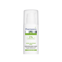 Pharmaceris Eksfolierende Nattkräm 5% oren hud- 50 ml