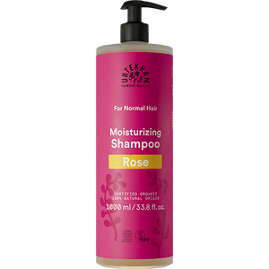 Urtekram Rose Shampoo skämmer bort både hår och sinne med djupverkande fukt och en underbar doft av rosor Med24.se