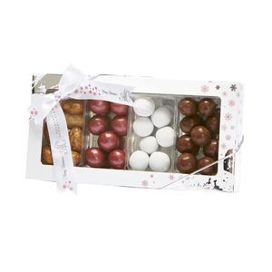 Lyxig ask med juldragéer från Aalborg Chokoladen - den perfekta mingelgåvan Med24.se