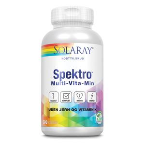Solaray Spektro Multi-Vita-Min utan järn och vitamin K - 300 st