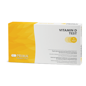 Prima D-vitamin-test - Semikvantitativt vitamin D-test som mäter kroppens koncentration av D-vitamin på fyra nivåer Med24.se